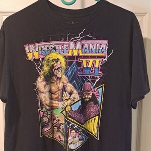 Vintage WrestleMania Ultimate Warrior t-shirt very rare, clean,no holes or rips